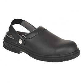 Portwest Steelite Safety Clog, Black, Size 41