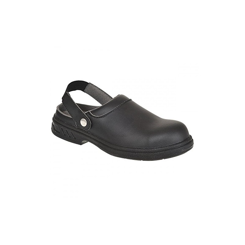 Portwest Steelite Safety Clog, Black, Size 41