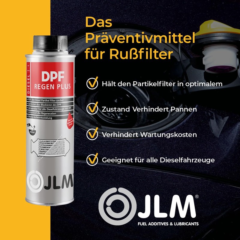 JLM Diesel DPF Rain Plus 250 ml - Maximum Performance