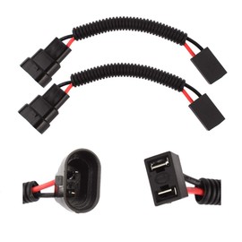 TOMALL 9005 9006 to H7 Light Retrofit Wiring Harness Connector Socket Adapter 12cm(5inch)