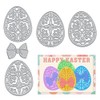 Metal Easter Eggs Cutting Dies, Egg Frame Bows Easter Dies