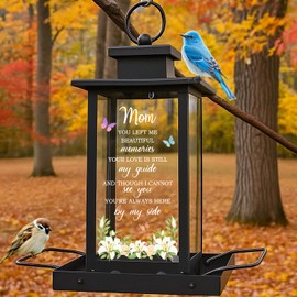 Memorial Bird Feeder for Loss of Mom - Sympathy Bereavement Gifts for Loss of Mother Remembrance Funeral Condolence Gifts Thoughtful Sorry for Your Loss Gifts for Loss of Loved One