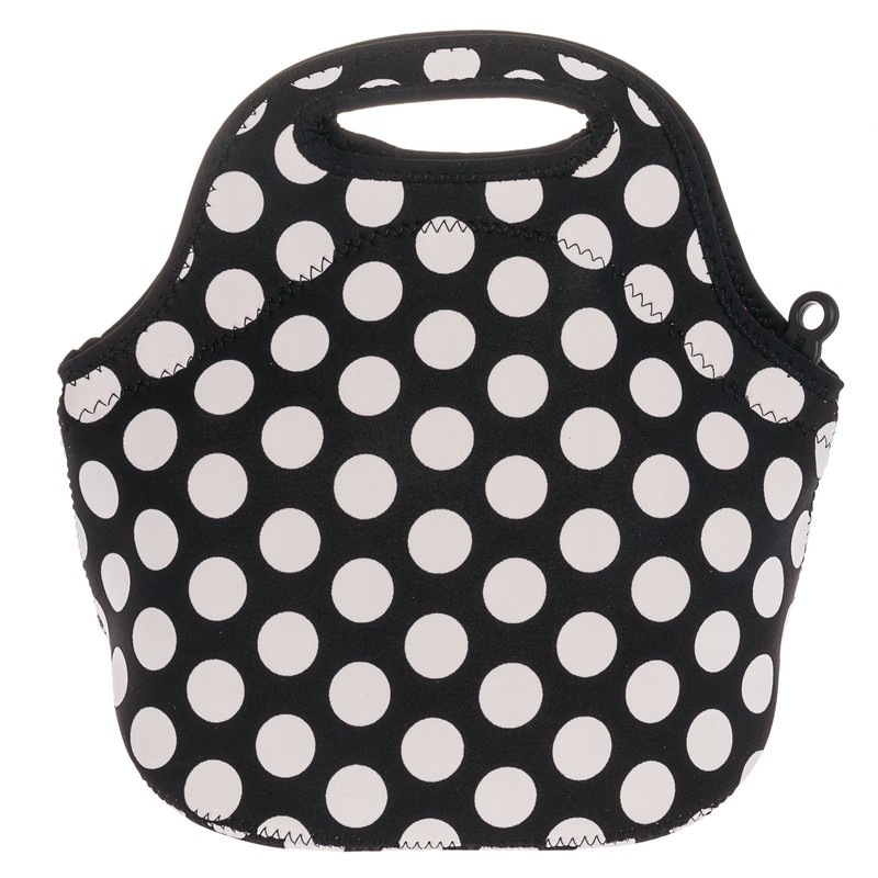 BUILT Gourmet Getaway Soft Neoprene Lunch Tote Bag - Lightweight,