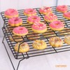 CHEFMADE Baking and Cooling Rack Set, 13.5-Inch Non-Stick Stackable Collapsible