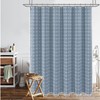 BTTN Extra Long Shower Curtain - 72x96 Inch Long Boho