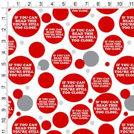 GRAPHICS & MORE If You Can Read This You're Still Too Close Gift Wrap Wrapping Paper Roll