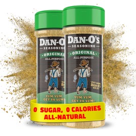 Dan-O's Original Seasoning - for Chicken, Meats, Veggies - Savory - All-Purpose, All-natural, 0 Sugar, 0 Calorie Seasoning for Cooking Anything for Dantastic Flavor - Online Exclusive (2.5 oz) 2 Pack