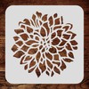 China Aster Stencil, 16.5 x 16.5 cm (S) - Annual