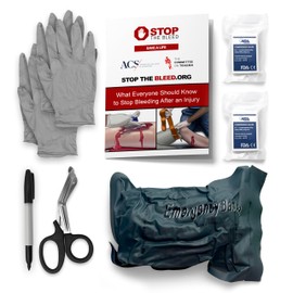 ASA Techmed Critical Bleeding Control Kit with Tourniquet – Emergency Trauma Kit for First Responders, Hunters, Campers, Preppers & Outdoor Adventures
