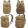 Camping Hiking Backpacks 45L MOLLE Large Tactical Backpack for Outdoor
