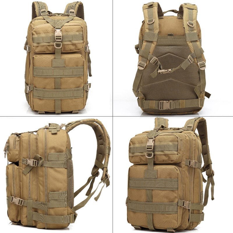 Camping Hiking Backpacks 45L MOLLE Large Tactical Backpack for Outdoor
