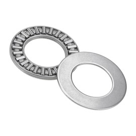 Kozelo 10pcs AXK2035 Needle Thrust Roller Bearings 20mm x 35mm x 2mm with Washers for Conveying Equipment Chrome Steel
