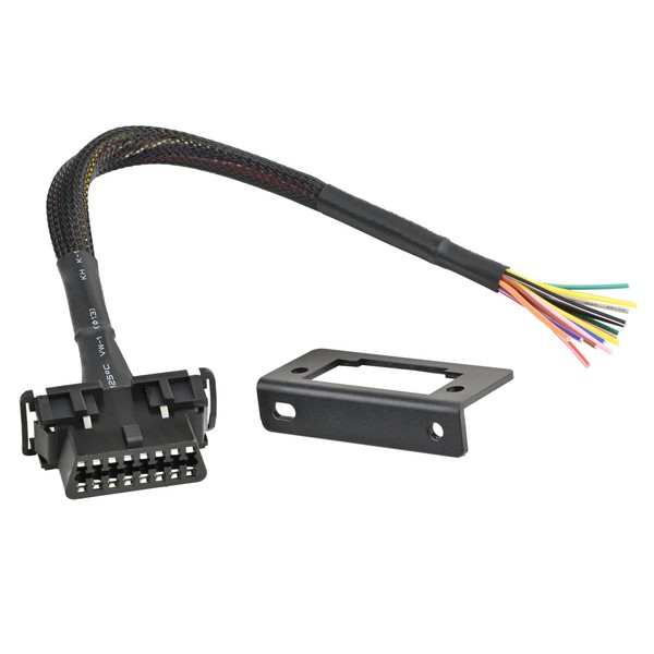 iKKEGOL 30cm/12 OBD2 OBD II 16 Pin J1962F Female to