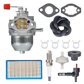 Mikatesi 0C1535ASRV Carburetor w 78601 Air Filter Kit for Generac 4000XL Parts 4000 EXL Nikki 97747 C1535 GN220 GH220HS W436BRE T44 35PDS396829 0C1535AESV Sears Troy Built Portable 7.8HP Generators