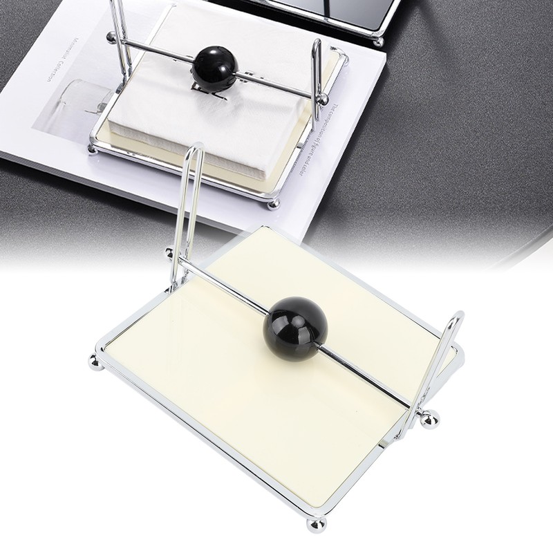 Napkin Holder for Table Square Napkin Dispenser with Center Ball