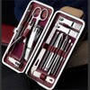 19 types of stainless steel nail clippers and hygienic toenail care set - Y / 스테인리스 19종 손톱깎이 위생적인 발톱관리 세트 - 와이