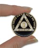 9 Year Sobriety Coin | Triplate AA Chip Recovery Anniversary