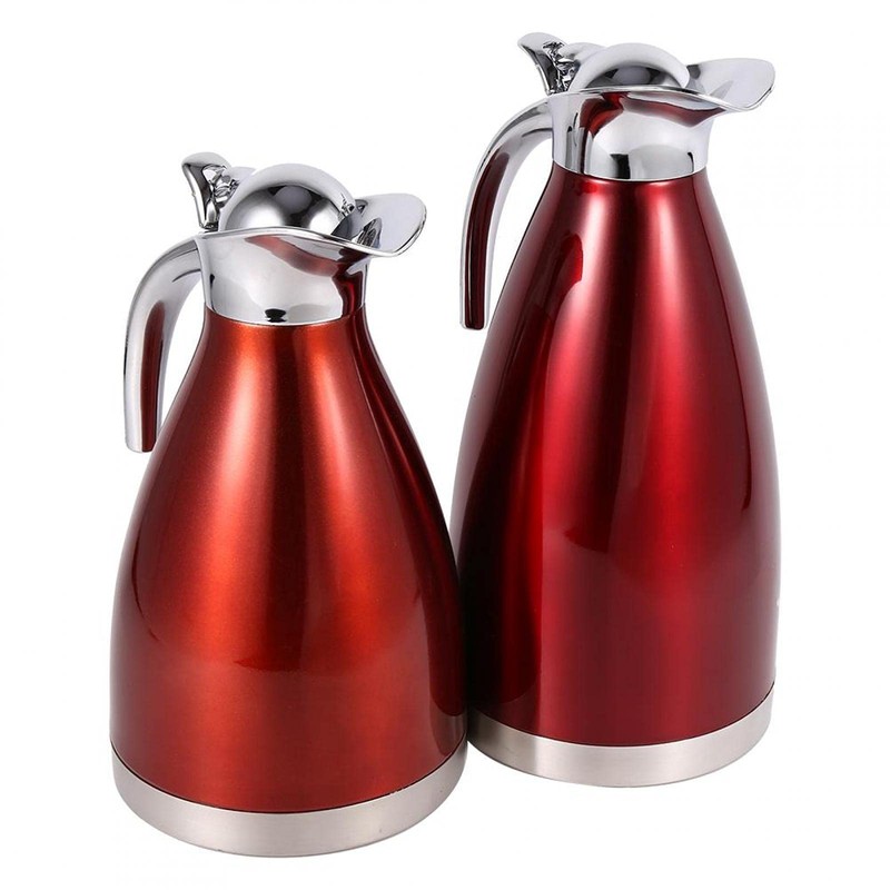 Thermo Pot, Thermos Flask, Coffee Pot, Teapot, 2 Litres, Stainless