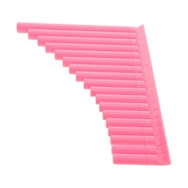 SUPVOX Pipe Pink Pan Flute for Beginners Traditional Chinese Musical Instrument for School Performance Easy to Learn Ethnic Music Instrument Durable Stylish Design for Teaching