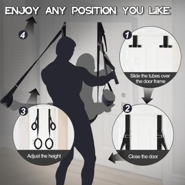 TY6-Sturdy Nylon Adjustable Kit can Hold Up to 330Ibs for Couple Indoor Suspended Ceiling 360 Degree Rotation Rroduct Hanging Doorway Swings Kit for Couples