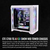 Thermaltake CTE C700 TG ARGB Snow Mid Tower with Centralized