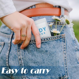 Treela Treela 300 Pcs Large Body Wipes Individually Wrapped Bath Wipes for Adults Bathing No Rinse Shower Bulk Deodorant for Homeless Personal Cleansing Wipes for Travel Gym(7.09" X 9.84",White)