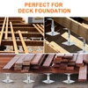 YEUQWJ 2 Pack Adjustable Support Jack for The Floor,Deck Foundation,Post