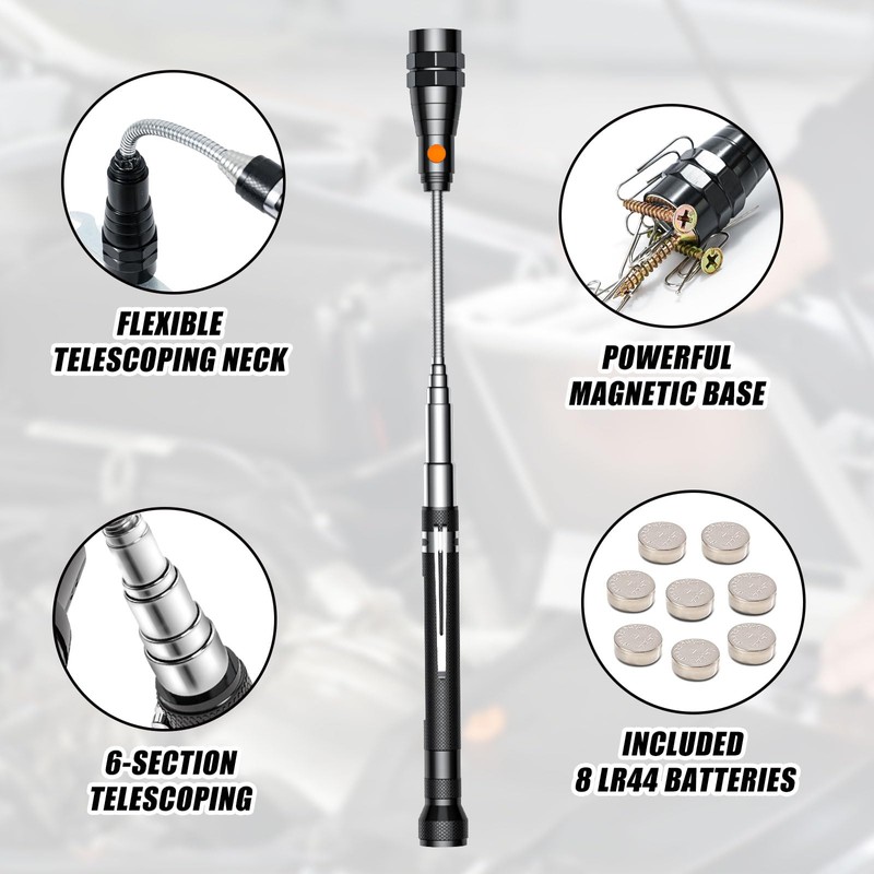 Gifts for Dad, Magnetic Pickup Tool, Telescoping Magnet Pickup Tool