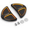 NICECNC Orange Batwing Fairing Rearview miirror Hole Inserts Screws Compatible