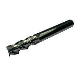 CNC QUALITÄT Carbide End Milling Cutter Diameter 3 mm / Diameter 4 mm / Diameter 5 mm / Diameter 6 mm / 8 mm / 10 mm / 12 mm - Solid Carbide Cutter Extra Long - for Aluminium and Plastics (Diameter 8