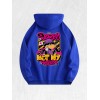 Daffy Duck Graffiti Graphic Hoodie 100% Cotton US Warehouse 7