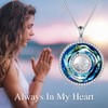 POPLYKE Cremation Urn Necklaces for Ashes Sterling Silver Filigree Urn