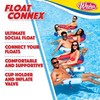WAHU Float Connex Aqua Pool Seat with Connex Clips, Cupholder,
