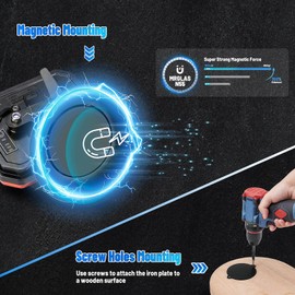 Wireless Magnetic LED Trailer Lights Kit - 2.4GHz Tow Light with Brake, Turn, Tail, Reverse, Strobe Modes - Rechargeable Towing Tail Light for Truck, RV, Boat, Trailer, 12V-24V