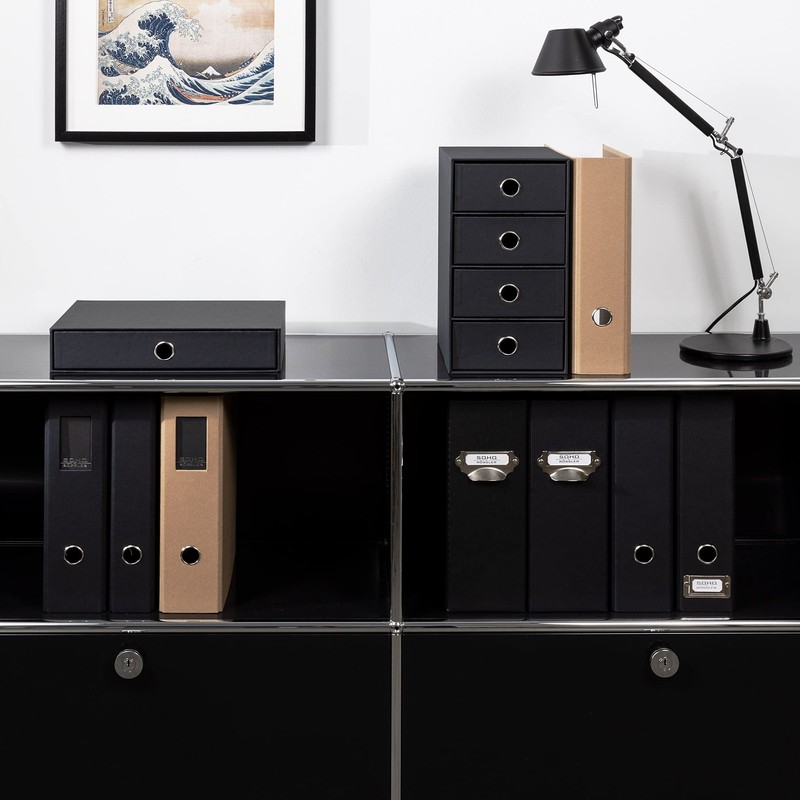 S.O.H.O. 1317452620 A4 Kraft Lever Arch File, Silver