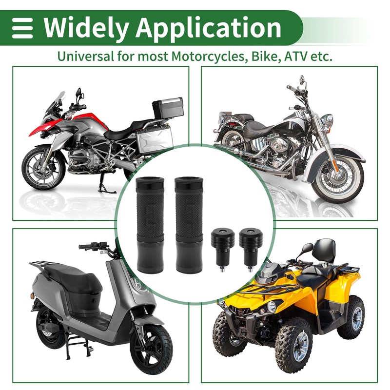 TUCKBOLD 7/8" 22mm 15/16" 24mm Motorcycle Hand Grips Cover Kit
