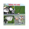 Foldable Golf Chipping Practice Net, with 4 Ground Stakes and