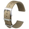 [Anbeer] Nylon Watch Band, Two-Piece Quick Release Replacement Strap with