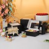 COTOPHER 10Pcs Cookie Boxes with Ribbons, 9x6x3 Inch Bakery Boxes