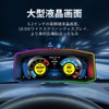 KRGNPLE Car HUD P4, Japanese Interface, OBD2, GPS, Speedometer, Slope