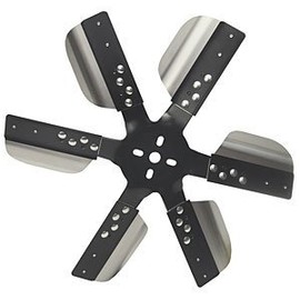 Derale Cooling Products 17017 17" Hd Stnless Steel Flex Fan (black Hub)