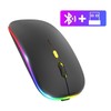 Wireless Mouse, Rechargeable LED Backlight Mouse, Portable Mobile Optical Office