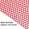 X AUTOHAUX Car Grille Mesh Sheet 40x13 Inch Grille Net