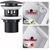 Universal Sink Drain Fitting Without Overflow Pop-Up Valve Washbasin Drain