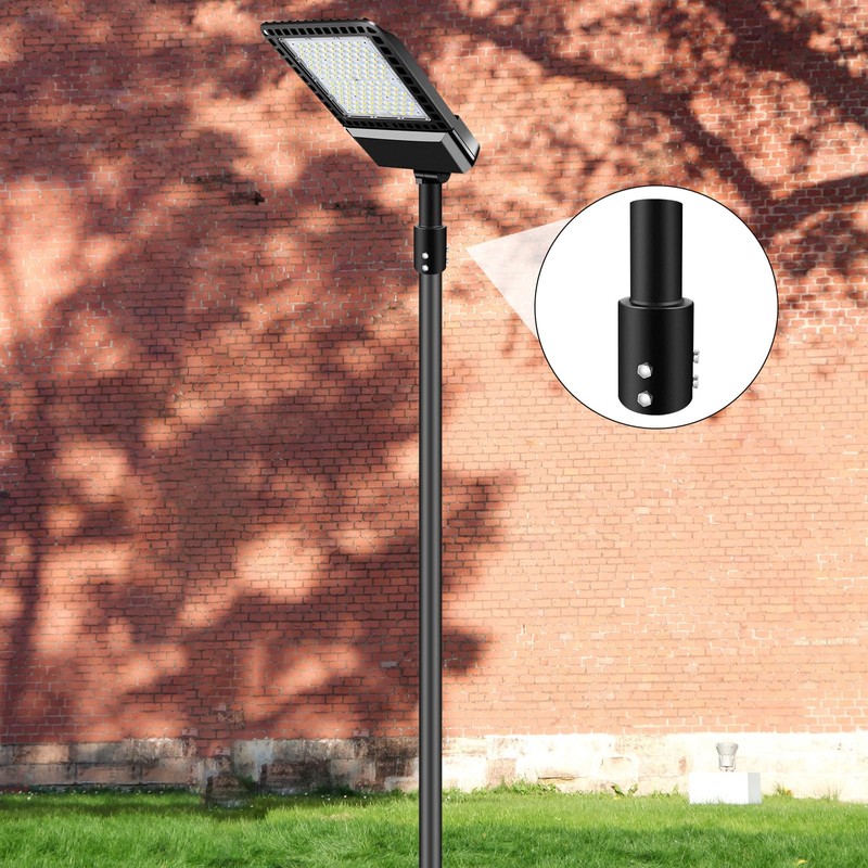 Koiyingnote 3 Inch Round Pole Tenon Adapter for Light Pole,
