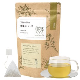 enherb Herbal Tea, Angel Rest, Lemon Chamomile Tea, Tea Bags, Caffeinated Lemongrass, 30 Bags