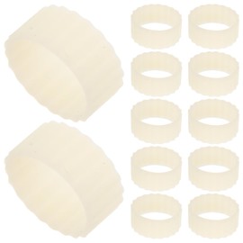 SEWCHICS Adaptadores para Velas Cónicas 12 Piezas Pinzas De Silicona Antideslizantes Ajustadores De Tamaño para Candelabros De Iglesia Estabilizadores De Base para Bodas Y Decoración Navideña