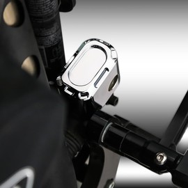 Motorcycle Aluminum Rear Brake Master Cylinder Cover For Harley 2018-2025 Softail Street Bob Breakout Low RIder Fat Boy (Chrome)