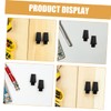 Zerodeko 60pcs Plastic Cable Fasteners Strain Relief Clips for Electrical