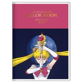 Sunstar Bungu Sailor Moon 2024 Monthly Notebook, B6, Anime Scene S2957809